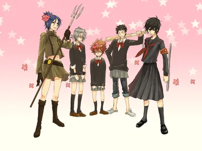Characters Anime Kateky Space Wallpaper 4K 1600x1200 Hd, Desktop, Wallpaper, Featuring, Characters, From, The, Anime, Kateky, Hitman, Reborn, Group, White, Landscape