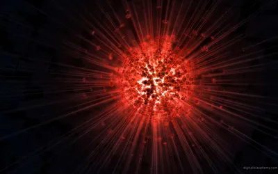 Bright Vivid Wallpaper Technology Wallpaper 4K 1920x1200 A, Vivid, Artistic, Burst, Of, Red, Light, Resembling, Abstract, Technological, Core, Set, Ultrawide, Full HD