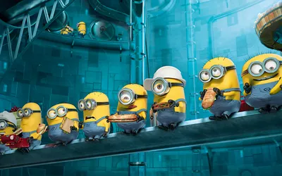 Serene Despicable Wallpaper Abstract Wallpaper 4K 2560x1600 Hd, Desktop, Wallpaper:, From, Despicable, Me, 2, Featuring, Row, Minions, Colorful, Industrial, Brown, Ultrawide, QHD