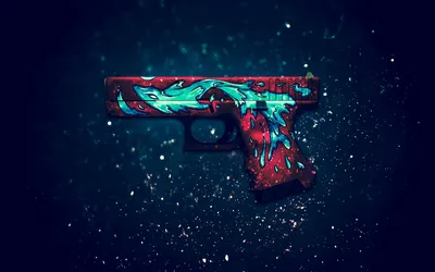Vibrantly Glock Game Counter Strike Space Wallpaper 4K 1920x1200 Hd, Wallpaper, Featuring, A, Vibrantly, Designed, Glock, 18, Game, Counter-strike:, Global, Offensive, Brown, Ultrawide, Full HD
