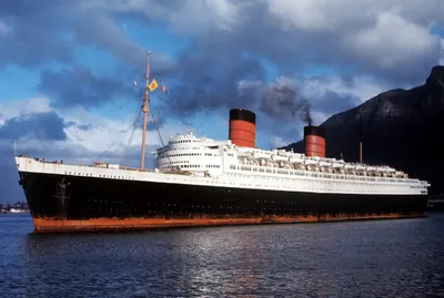 Epic Seawise Wallpaper Nature Wallpaper 4K 2181x1464 Seawise, University, Ocean, Liner, Cruise, Ship, Vehicle, With, Black, Hull, Red, Funnels, White, Gray, Landscape, Full HD