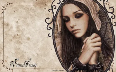 Calm Gothic Wallpaper Black/Dark Wallpaper 4K 1920x1200 Hd, Gothic, Desktop, Wallpaper, Featuring, A, Sad, Dark-haired, Woman, Somber, Expression, Framed, White, Gray, Ultrawide, Full HD