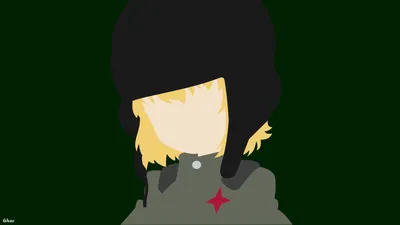 Minimalist Katyusha Girls Und Minimal Wallpaper 4K 1920x1080 Minimalist, Katyusha, (girls, Und, Panzer), Anime, Desktop, Black, Brown, Ultrawide, Full HD