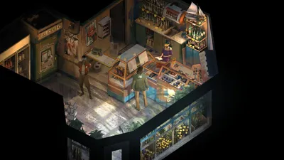 Disco Elysium Detailed Game Characters Abstract Wallpaper 4K 1920x1080 Gray, Full HD, Ultrawide