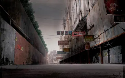 Dark Definition Wallpaper World Wallpaper 4K 1920x1200 A, High-definition, Desktop, Wallpaper, Featuring, An, Atmospheric, Dystopian, Cityscape, Anime, 039, Ghost, Gray, Ultrawide, Full HD