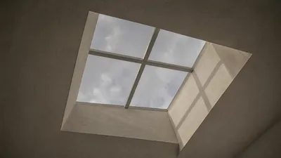 Serene Square Wallpaper Nature Wallpaper 4K 3840x2160 Square, Skylight, Framing, Soft, Clouds, Daylight, Casting, Geometric, Shadows, Ceiling, Ultra, Desktop, Gray, Ultrawide, 4K