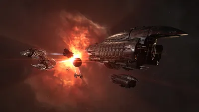 Vivid Spaceship Wallpaper Wallpaper 4K, Space category