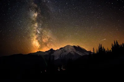 Night Nature Milky Nature Wallpaper 4K 2000x1334 Brown, Orange, Full HD, Landscape