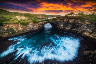 Natural Coastal Arch Nature Wallpaper 4K 4500x3004 White, Landscape, 4k