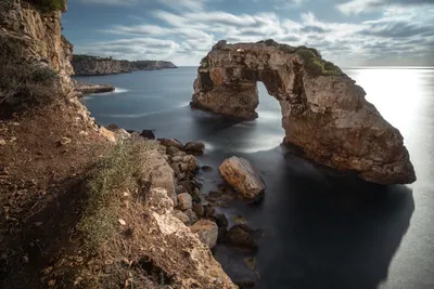 Nature Coast Arch Nature Wallpaper 4K 5998x4001 White, Gray, Landscape, 4k
