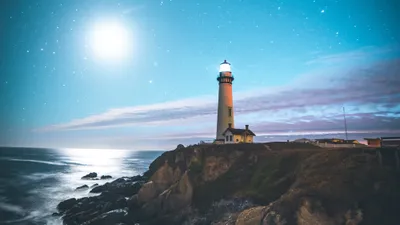 Coast Lighthouse World World Wallpaper 4K 4000x2250 White, Pink, Ultrawide, 4k