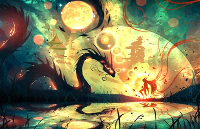 Vibrant Fantasy Wallpaper Fantasy Wallpaper 4K 1920x1241 Hd, Desktop, Wallpaper, Featuring, A, Fantasy, Scene, With, Dragon, Reflective, Water, Surface, Black, White, Ultrawide, Full HD