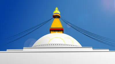 Vivid Boudhanath Wallpaper Wallpaper 4K, Abstract category