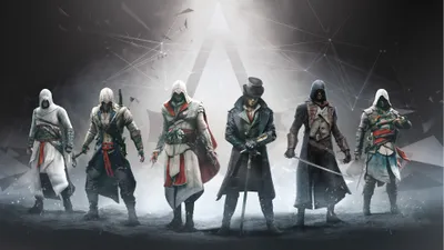 Assassin Creed Iconic Characters Wallpaper 4K, Abstract category