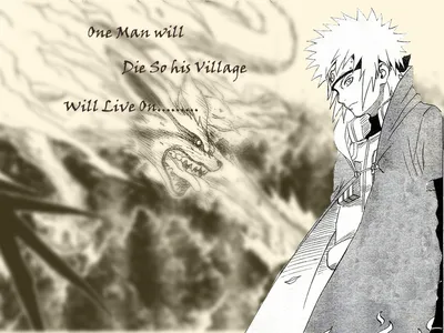 Minato Namikaze Kurama Naruto Quote World Wallpaper 4K 1920x1440 Hd, Desktop, Wallpaper, Featuring, Minato, Namikaze, And, Kurama, Naruto, Quote, Reads, One, White, Landscape, Full HD