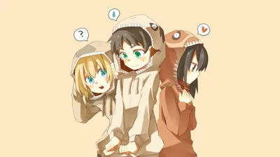 Armin Arlert Eren Animals Wallpaper 4K 1920x1080 Hd, Desktop, Wallpaper, Featuring, Armin, Arlert, Eren, Yeager, Mikasa, Ackerman, Playful, Animal, White, Ultrawide, Full HD