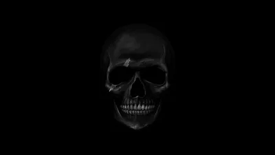 Epic Dark Wallpaper Black/Dark Wallpaper 4K 2560x1440 A, Dark, Hd, Wallpaper:, Featuring, Detailed, Skull, Against, Black, Creating, Haunting, Striking, Ultrawide, QHD