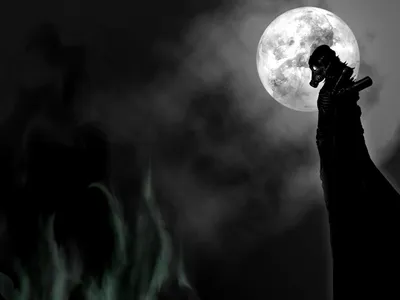 Dark Atmospheric Figure Gas Black/Dark Wallpaper 4K 1600x1200 A, Dark, Atmospheric, Hd, Desktop, Wallpaper:, Featuring, Figure, Gas, Mask, Under, Full, White, Landscape