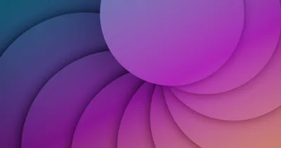 Colorful Abstract Gradient Design Circles Abstract Wallpaper 4K 4096x2160 Gray, Orange, Purple