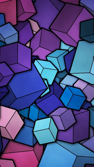 Abstract Technology Technology Wallpaper 4K 1080x1920 Red, Pink