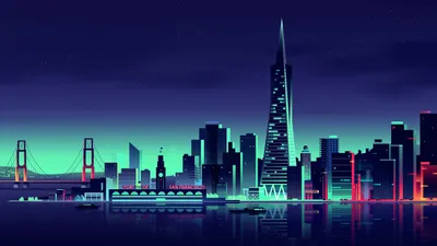 Crisp San Wallpaper Abstract Wallpaper 4K 2560x1440 San, Francisco, By, Romain, Trystram, Brown, Ultrawide, QHD