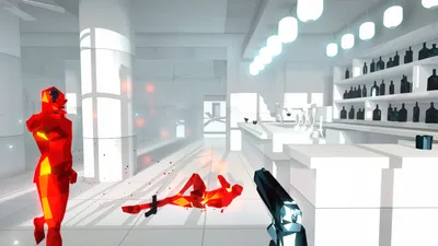 Bold Game Wallpaper Space Wallpaper 4K 2880x1620 Hd, Wallpaper, From, The, Game, Superhot, Featuring, A, Stark, White, Interior, Red, Ultrawide, QHD