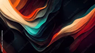 Serene Abstract Wallpaper Wallpaper 4K, Abstract category