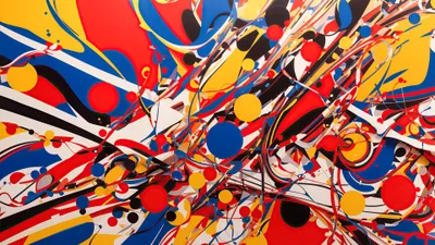 Vivid Abstract Wallpaper Technology Wallpaper 4K 3840x2160 Red