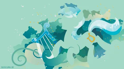 Minimalist Lyra Heartstrings Minimal Wallpaper 4K 3840x2160 Minimalist, 4k, Ultra, Hd, Desktop, Wallpaper:, Of, Lyra, Heartstrings, Show, Little, Pony, Gray, Ultrawide