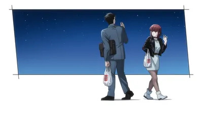 Crisp Anime Wallpaper Space Wallpaper 4K 1920x1080 Anime, Hd, Desktop, Wallpaper, Yamada, And, Sasaki, (smoking, Behind, Supermarket, You, White, Black, Blue, Ultrawide, Full HD