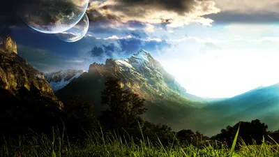 Bold Sci Wallpaper Wallpaper 4K, Nature category