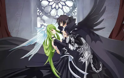 Crisp Lelouch Wallpaper Technology Wallpaper 4K 1920x1200 Hd, Desktop, Wallpaper, Featuring, Lelouch, Lamperouge, And, C.c., Code, Geass, Duo, Elegantly, White, Gray, Ultrawide, Full HD