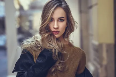 Brunette Model Blue Abstract Wallpaper 4K 2048x1367 Hd, Desktop, Wallpaper, Featuring, A, Brunette, Model, With, Striking, Blue, Eyes, Captured, Gray, Landscape, Full HD
