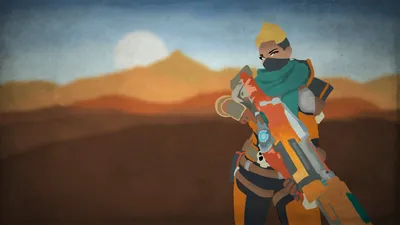 Minimalist Kinessa Paladins Video Games Wallpaper 4K 1920x1080 Minimalist, Kinessa, (paladins), Video, Game, Gaming, Desktop, Purple, Gray, Orange, Ultrawide, Full HD