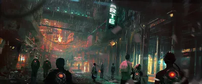 Bright Depicting Wallpaper World Wallpaper 4K 2400x1008 Hd, Pc, Desktop, Wallpaper, Depicting, A, Dark, Cyberpunk, Cityscape, Neon, Lights, Futuristic, Brown, Orange, Ultrawide, Full HD