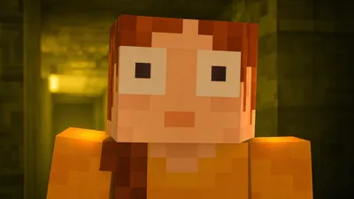 Minecraft Close Blocky Character Games Wallpaper 4K 3840x2160 Minecraft, 4K, Ultra, Hd, Pc, Desktop, Wallpaper, Close-up, Blocky, Character, Brown, Hair, Orange, Ultrawide