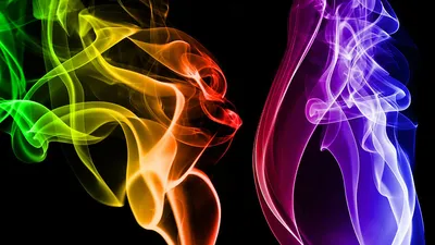 Abstract Vibrant Smoke Shades Black/Dark Wallpaper 4K 1920x1080 An, Abstract, Hd, Desktop, Wallpaper:, Featuring, Vibrant, Smoke, Shades, Green, Yellow, Orange, Black, White, Brown, Ultrawide, Full HD