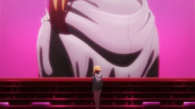 Anime Oshi Character Standing Before Abstract Wallpaper 4K 1920x1080 Hd, Pc, Desktop, Wallpaper, Of, An, Anime, Scene, Oshi, Featuring, Character, Standing, White, Ultrawide, Full HD