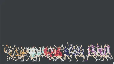 Moody Various Wallpaper Minimal Wallpaper 4K 3840x2160 Hd, Desktop, Wallpaper, Of, Various, Characters, From, The, Anime, Haiky, Depicted, Colorful, Brown, Ultrawide, 4K