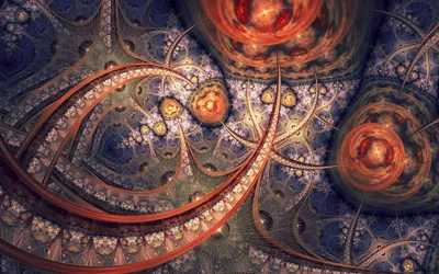 Abstract Digital Art Technology Wallpaper 4K 1440x900 Brown