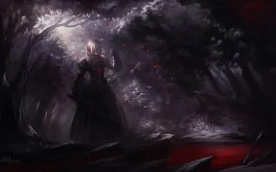 Epic Saber Wallpaper Wallpaper 4K, Black/Dark category