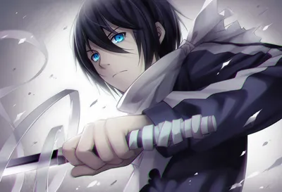 Radiant Yato Wallpaper Black/Dark Wallpaper 4K 1920x1308 Hd, Desktop, Wallpaper:, Featuring, Yato, From, Noragami, Holding, Katana, Anime, Character, Has, White, Landscape, Full HD