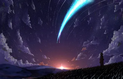 Anime Your Name Mitsuha Space Wallpaper 4K 1920x1234 Hd, Desktop, Wallpaper, Featuring, An, Anime, Scene, From, Your, Name, Showing, Mitsuha, White, Brown, Ultrawide, Full HD