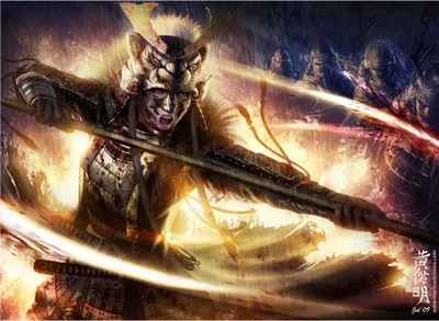 Fierce Fantasy Warrior Fantasy Wallpaper 4K 3054x2232 A, Fierce, Fantasy, Warrior, In, Samurai, Armor, Battles, Amidst, Flames, Embodying, Spirit, White, Landscape, QHD