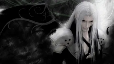 Sephiroth Final Fantasy Fantasy Wallpaper 4K 1920x1080 A, Striking, Hd, Wallpaper, Featuring, Sephiroth, From, Final, Fantasy, Vii, Advent, Children, Gray, White, Ultrawide, Full HD