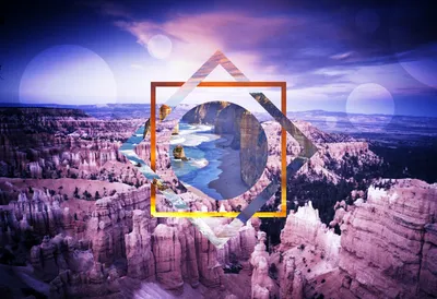 Artistic Polyscape Vector Design Overlaying Nature Wallpaper 4K 3560x2440 Hd, Pc, Desktop, Wallpaper:, Featuring, An, Artistic, Polyscape, Vector, Design, Overlaying, Mountain, White, Landscape, QHD