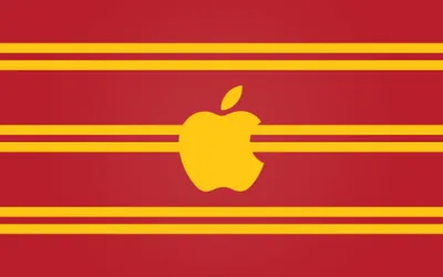Apple Logo Gryffindor Colors Abstract Wallpaper 4K 3840x2400 Apple, Logo, In, Gryffindor, Colors, Red, Ultrawide, 4K