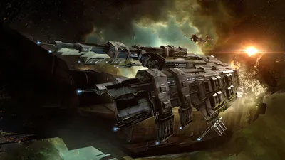 Misty Spaceship Wallpaper Wallpaper 4K, Space category