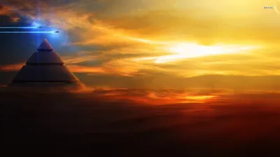 Fantastical Glowing Pyramid Dramatic Nature Wallpaper 4K 1920x1080 Hd, Desktop, Wallpaper, Featuring, A, Fantastical, Scene, With, Glowing, Pyramid, Under, Dramatic, White, Purple, Ultrawide, Full HD