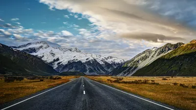 Quad Man Asphalt Nature Wallpaper 4K 2560x1440 2k, Quad, Hd, Pc, Desktop, Wallpaper, A, Man-made, Asphalt, Road, Stretching, Toward, Gray, White, Ultrawide, QHD